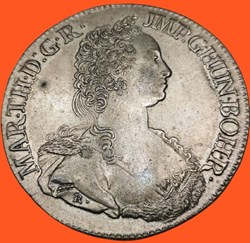 Ducaton Marie-Thérèse d'Autriche-Hongrie.