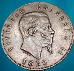 5 Lire Vittorio-Emanuele II.