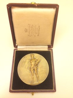 Médaille gagnante 3ème prix Anvers 1920