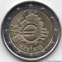 2012 :  10 ans de l'€uro