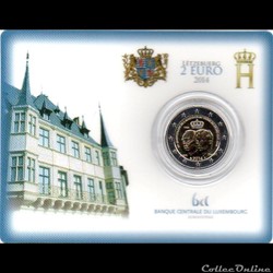2014 : Coin card    Jean et Henri du Luxembourg