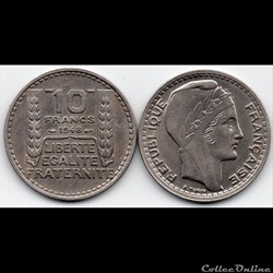 10 fr turin petite tête 1948