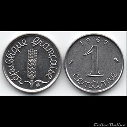 1 centime Epi 1967