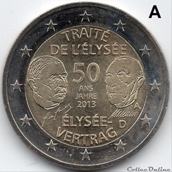 2013 : 50 ans Traité de l'Elysée