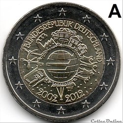 2012 : 10 ans de l'€uro