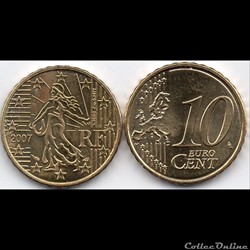 10 Cent : 2007 La Semeuse