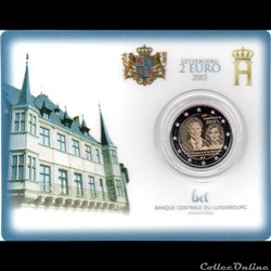 2015 : Coin card   15ème Anniversaire de l'accession au trone du GD Henri