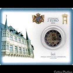2014 : Coin card   175e Anniversaire de l'indépendance du Luxembourg