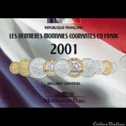 2001 : Les dernieres monnaies courante en Franc