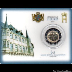 2011 : Coin card   90 ans de Jean de Luxembourg