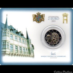 2015 : Coin card   1890 dynastie nassau-weilbourg