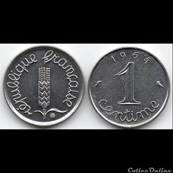 1 centime Epi 1964