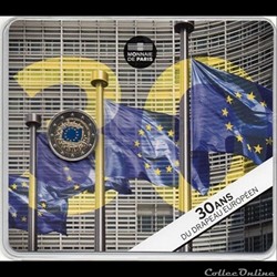 2015 : 30ième anniversaire drapeau européenne coloré