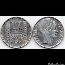10 fr turin argent 1933