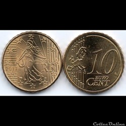 10 Cent : 2017 La Semeuse