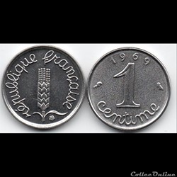 1 centime Epi 1969