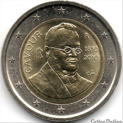 2010 : en l'honneur des 200 ans du comte de Cavour