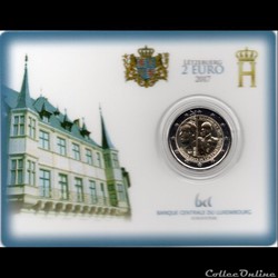 2017 : Coin card    200e Anniversaire de la naissance du Grand-Duc-Guillaume III