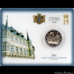 2018 : Coin card    150 ans de la constitution