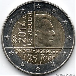 2014 : 175e Anniversaire de l'indépendance du Luxembourg