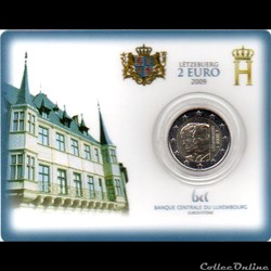 2009 : Coin card  90em anniversaire Accession trôn