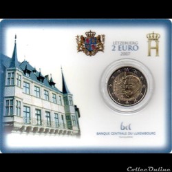 2007 : Coin card  Palais Grand-ducal