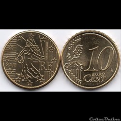 10 Cent : 2009 La Semeuse