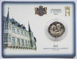 Luxembourg 2021 2€ CC Coincard - 40th Anniversary - Wedding of Henri and Maria Teresa
