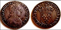 Ecu  Louis XIV 1653
