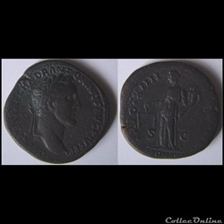 Sesterce d'Antonin le Pieux