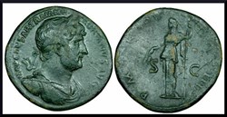 Sesterce Hadrien 117-138 Clementia