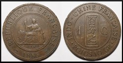 1 centième Indochine 1885