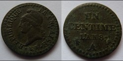 Un centime Dupré An 8 Paris