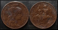 5 centimes Daniel-Dupuis 1913