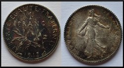 1 franc semeuse 1915