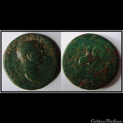 Sesterce Trajan Horseman