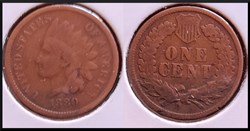 1 Cent tête d’indien 1880 USA