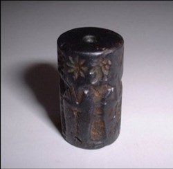 Cylindre-Sceau 1ère dynastie de Babylone 1900-1700 avant J.-C