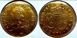 Louis d’or Louis XV 1729