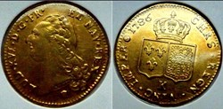 Double louis d’or Louis XVI 1786