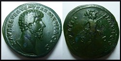 Sesterce Lucius Verus Mars 169