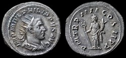 Philippe 1er, antoninien, 247 après J.-C
