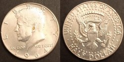 1/2 dollar Kennedy 1964 Etats-Unis