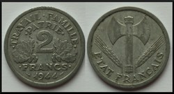 2 francs Francisque 1944