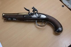 Pistolet à silex de Marine