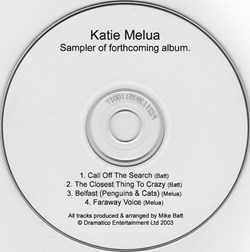 Sampler of Forthcoming Album (single promo 4 titres)