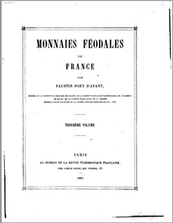 1862∼ Poey d'Avant - Monnaies Féodales de France