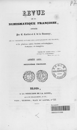 1836>aujourd'hui - Revue Numismatique