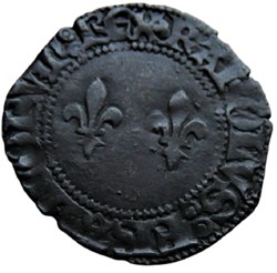 Denier Tournois, 5° type, Lyon