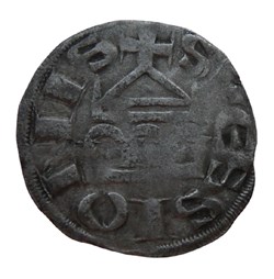 Soissons (Comté de)- Raoul de Nesle, Denier